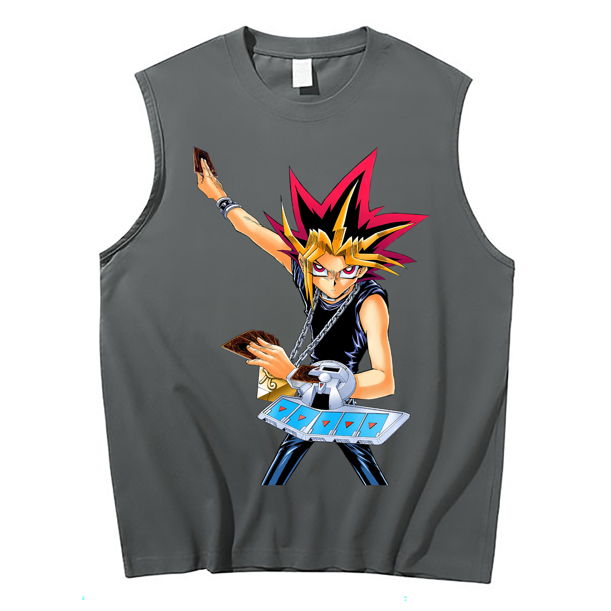 （画像用） 遊☆戯☆王 Yu-Gi-Oh! コットン100％タンクトップ（フロントプリント）